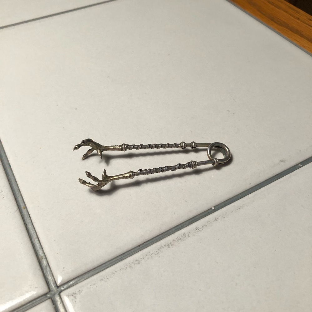 Sterling Antique Bird Claw Sugar Tongs - Picture 5 of 5